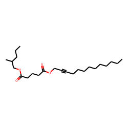 Glutaric acid, tridec-2-yn-1-yl 2-methylpentyl ester