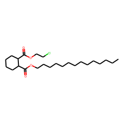 1,2-Cyclohexanedicarboxylic acid, 2-chloroethyl tetradecyl ester