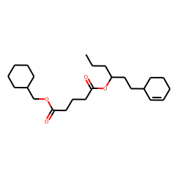 Glutaric acid, 1-(cyclohex-2-enyl)hex-3-yl cyclohexylmethyl ester