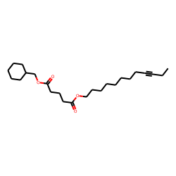 Glutaric acid, cyclohexylmethyl dodec-9-yn-1-yl ester