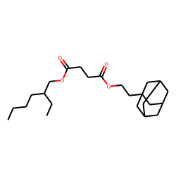 Succinic acid, 2-(adamant-1-yl)ethyl 2-ethylhexyl ester