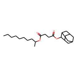 Succinic acid, dec-2-yl adamant-2-yl ester