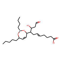 Thromboxane B2, 9,12-butaneboronate-TMS