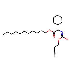 Glycine, 2-cyclohexyl-N-(but-3-yn-1-yl)oxycarbonyl-, undecyl ester