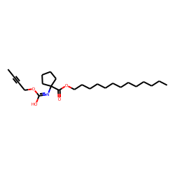 1-Aminocyclopentanecarboxylic acid, N-(but-2-yn-1-yloxycarbonyl)-, tridecyl ester