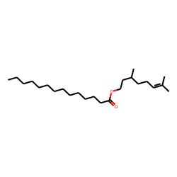 3,7-Dimethyloct-6-en-1-yl tetradecanoate