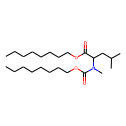 L-Leucine, N-methyl-N-(octyloxycarbonyl)-, octyl ester