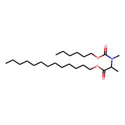 DL-Alanine, N-methyl-N-hexyloxycarbonyl-, tridecyl ester