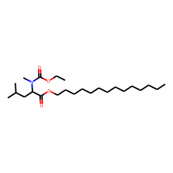 l-Leucine, N-ethoxycarbonyl-N-methyl-, tetradecyl ester