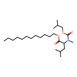 L-Leucine, N-isobutoxycarbonyl-N-methyl-, dodecyl ester