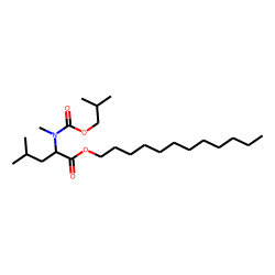 l-Leucine, N-isobutoxycarbonyl-N-methyl-, dodecyl ester