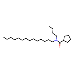 Cyclopentanecarboxamide, N-butyl-N-tetradecyl-