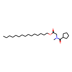 Sarcosine, N-(cyclopentylcarbonyl)-, pentadecyl ester