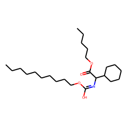 Glycine, 2-cyclohexyl-N-decyloxycarbonyl-, pentyl ester