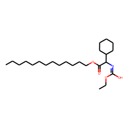 Glycine, 2-cyclohexyl-N-ethoxycarbonyl-, tridecyl ester