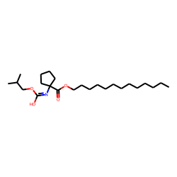 1-Aminocyclopentanecarboxylic acid, N-(isobutoxycarbonyl)-, tridecyl ester