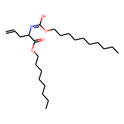 2-Aminopent-4-enoic acid, N-decyloxycarbonyl-, octyl ester