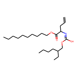 2-Aminopent-4-enoic acid, N-(2-ethylhexyloxycarbonyl)-, decyl ester