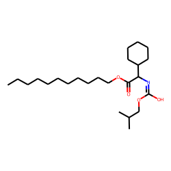 Glycine, 2-cyclohexyl-N-isobutoxycarbonyl-, undecyl ester