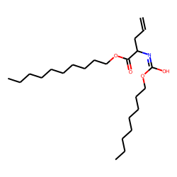 2-Aminopent-4-enoic acid, N-octyloxycarbonyl-, decyl ester