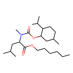 L-Leucine, N-methyl-N-((1R)-(-)-menthyloxycarbonyl)-, hexyl ester
