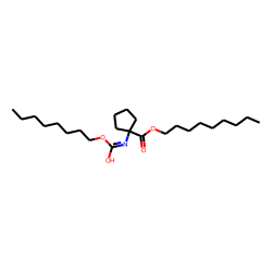 1-Aminocyclopentanecarboxylic acid, N-(octyloxycarbonyl)-, nonyl ester