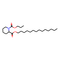 Pipecolic acid, N-propoxycarbonyl-, tetradecyl ester