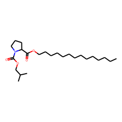 d-Proline, N-isobutoxycarbonyl-, tetradecyl ester