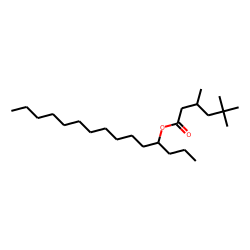 Hexanoic acid, 3,5,5-trimethyl-, pentadec-4-yl ester