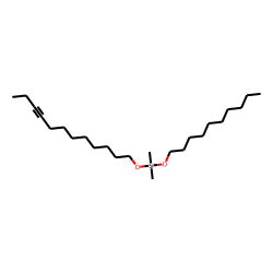 Silane, dimethyl(dodec-9-ynyloxy)decyloxy-
