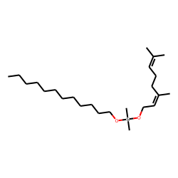 Silane, dimethyl(trans-3,7-dimethyl-2,6-octadien-1-yloxy)dodecyloxy-