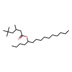 Hexanoic acid, 3,5,5-trimethyl-, pentadec-5-yl ester