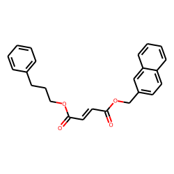 Fumaric acid, 3-phenylpropyl naphth-2-ylmethyl ester