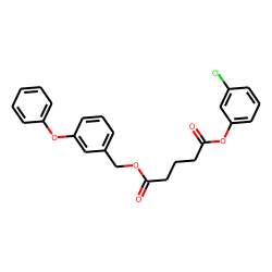 Glutaric acid, 3-chlorophenyl 3-phenoxybenzyl ester