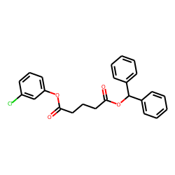 Glutaric acid, 3-chlorophenyl diphenylmethyl ester