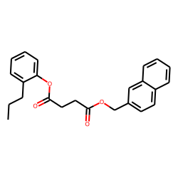 Succinic acid, naphth-2-ylmethyl 2-propylphenyl ester