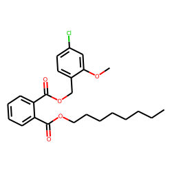 Phthalic acid, 4-chloro-2-methoxybenzyl octyl ester