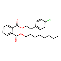 Phthalic acid, 2-(4-chlorophenyl)ethyl octyl ester
