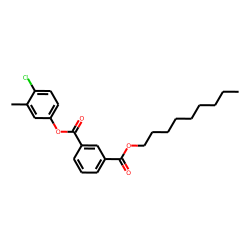 Isophthalic acid, 4-chloro-3-methylphenyl nonyl ester