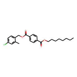 Terephthalic acid, 4-chloro-2-methylbenzyl octyl ester