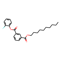Isophthalic acid, decyl 2-fluorophenyl ester