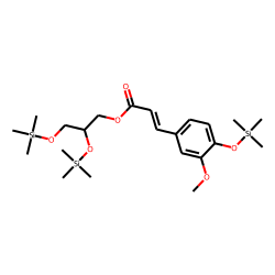 Glyceryl ferulate, 3TMS