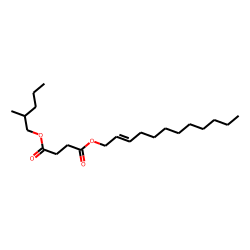 Succinic acid, dodec-2-en-1-yl 2-methylpentyl ester