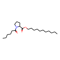 L-Proline, N-(hexanoyl)-, undecyl ester