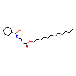 «beta»-Alanine, N-cyclohexylcarbonyl-, dodecyl ester