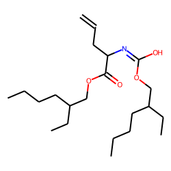 2-Aminopent-4-enoic acid, N-(2-ethylhexyloxycarbonyl)-, 2-ethylhexyl ester