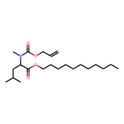 l-Leucine, N-allyloxycarbonyl-N-methyl-, undecyl ester