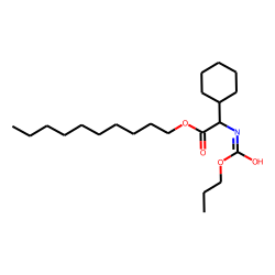 Glycine, 2-cyclohexyl-N-propoxycarbonyl-, decyl ester