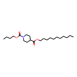 Isonipecotic acid, n-butoxycarbonyl-, undecyl ester