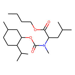 L-Leucine, N-methyl-N-((1R)-(-)-menthyloxycarbonyl)-, butyl ester